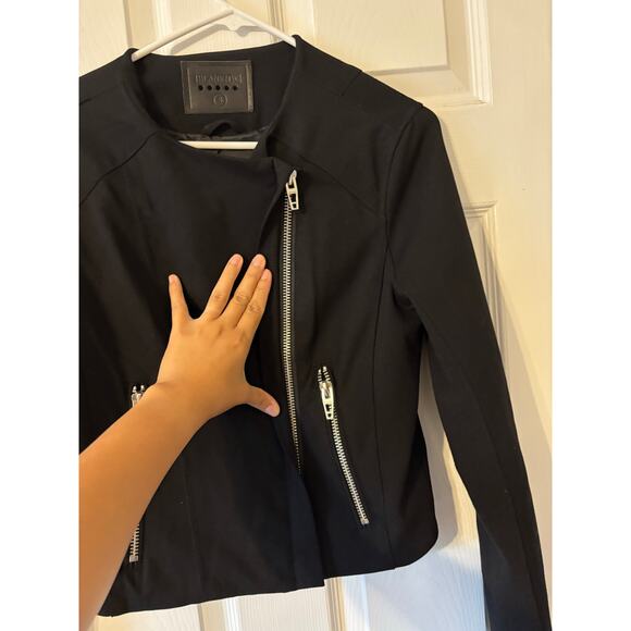 Blank NYC black moto jacket sz small - Picture 5 of 10